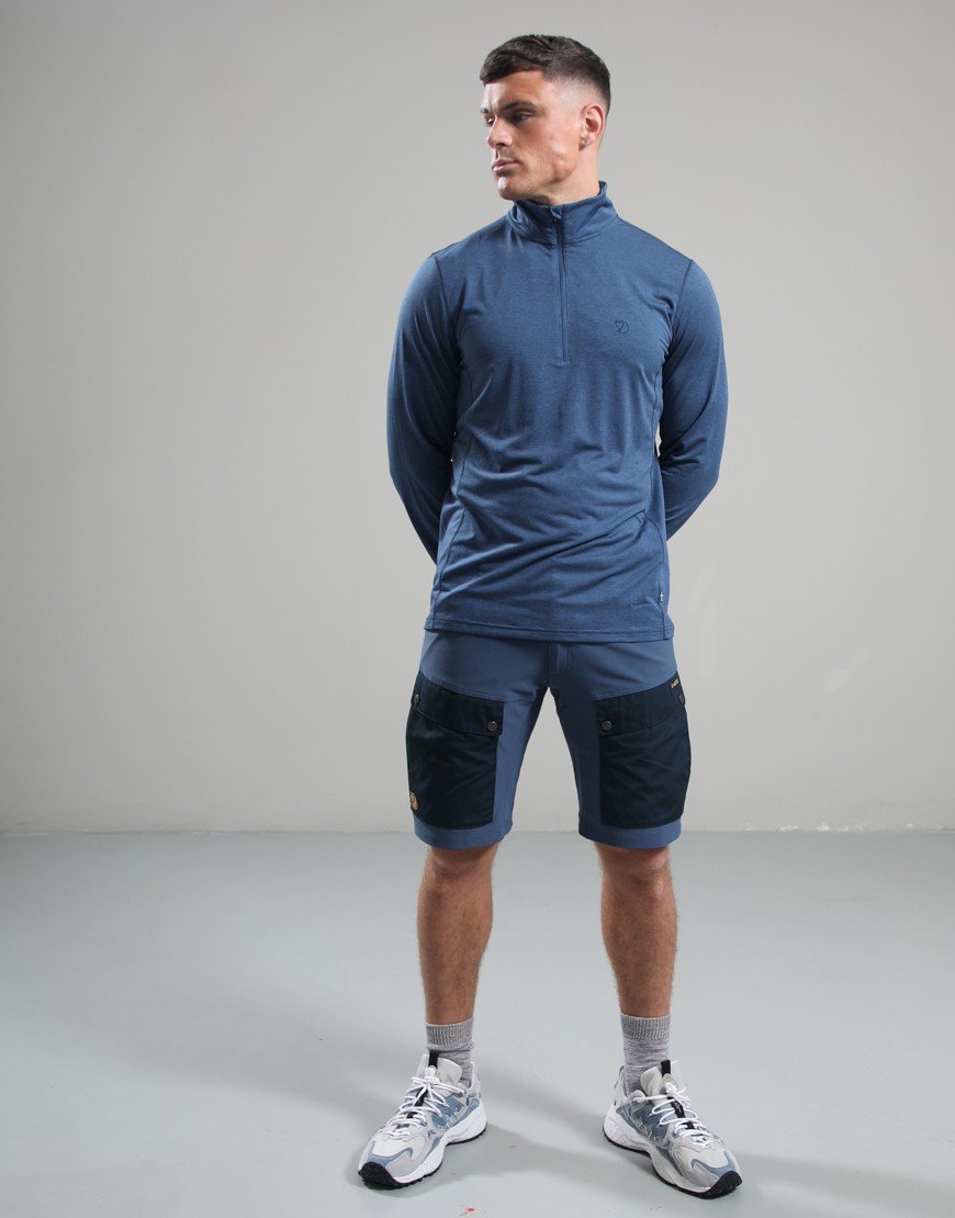 Fjällräven Abisko Day Hike Half Zip Indigo Blue