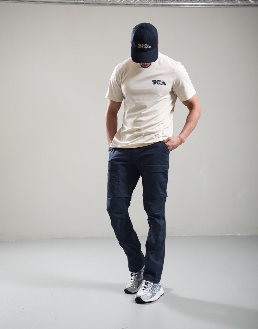 Fjällräven Abisko Hybrid Trail Trousers Zip-Off Navy