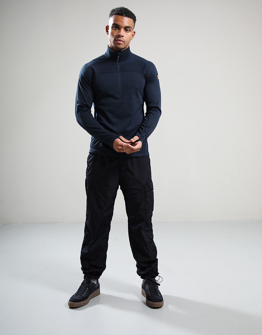 Fjällräven Abisko Lite Fleece Half Zip Navy Fjällräven Abisko Lite Fleece Half Zip Navy