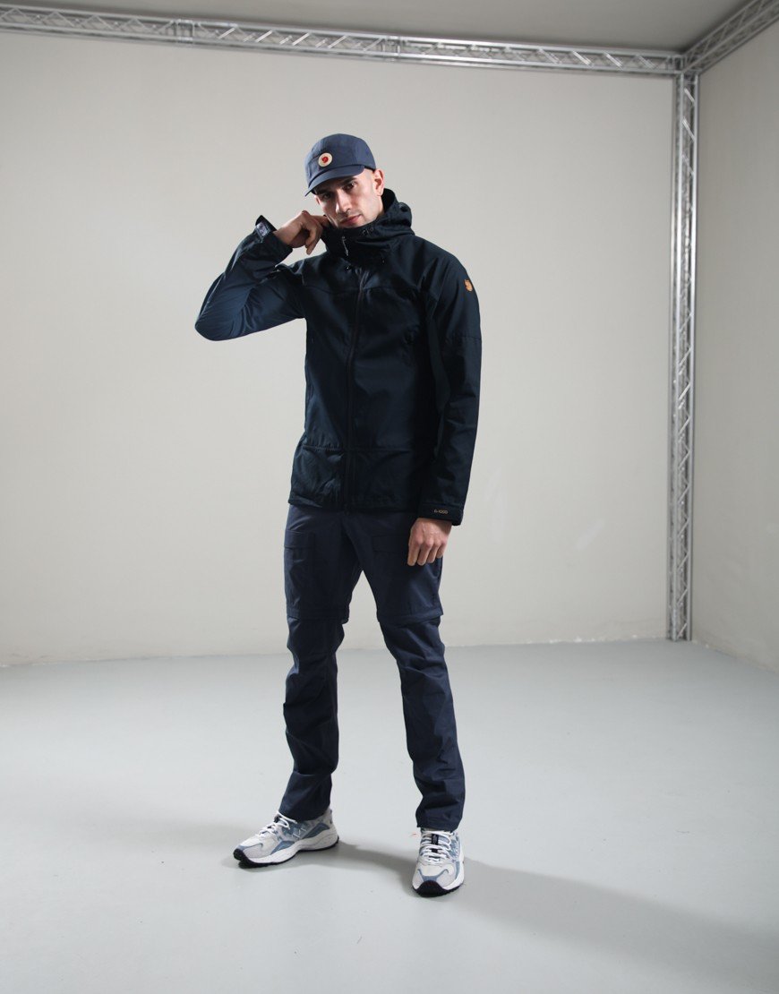 Fjällräven Abisko Lite Trekking Jacket Dark Navy/Mountain Blue