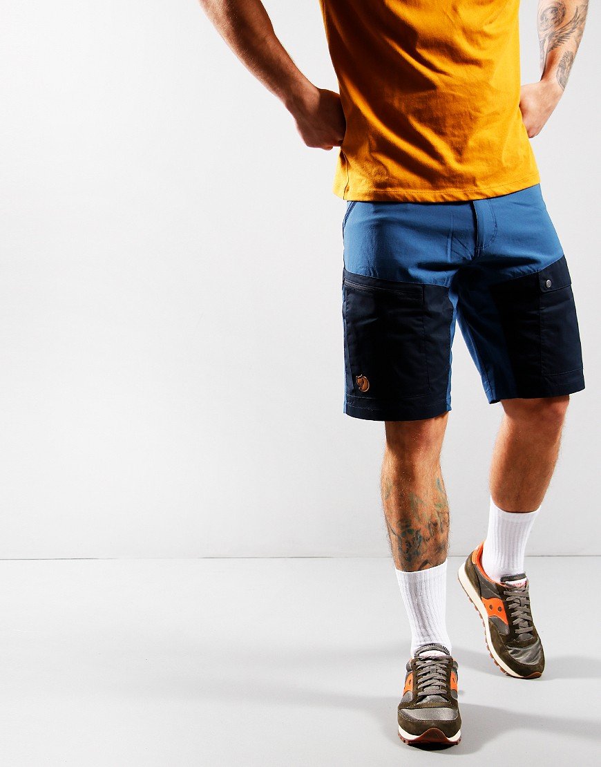 FJÄLLRÄVEN Abisko Mid Shorts Indigo Blue/Navy