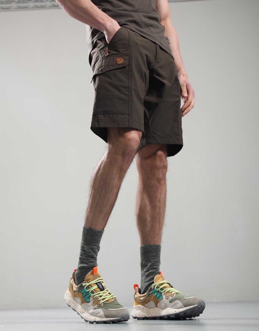 Fjällräven Abisko Shorts Dark Olive