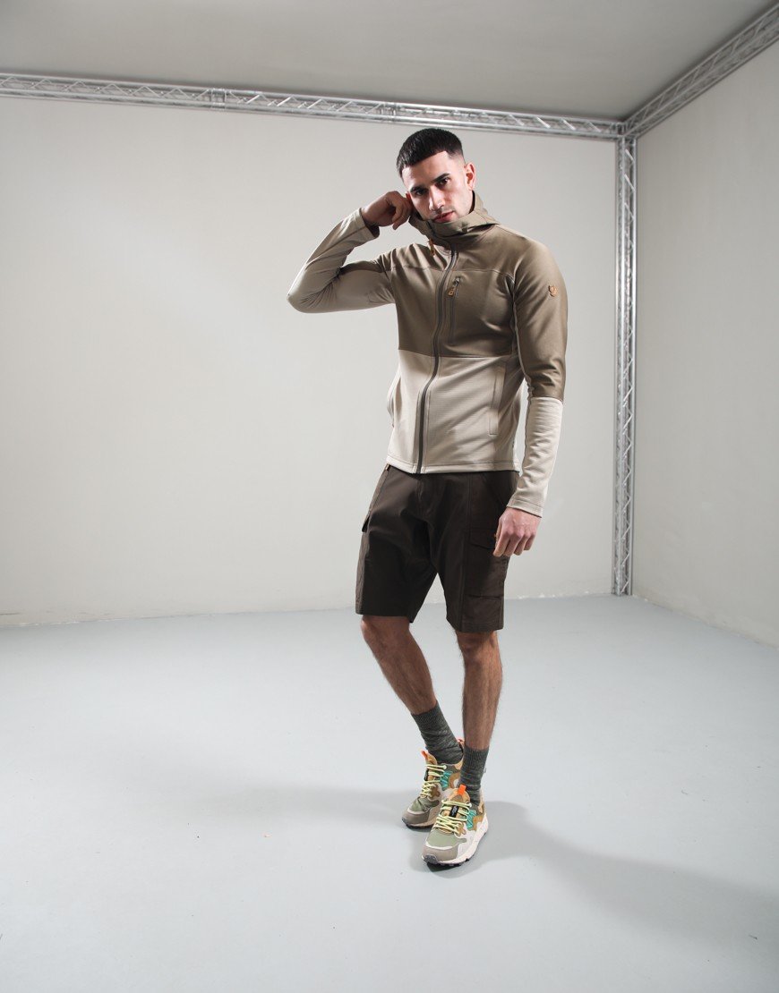 Fjällräven Abisko Trail Fleece Fossil-Suede Brown