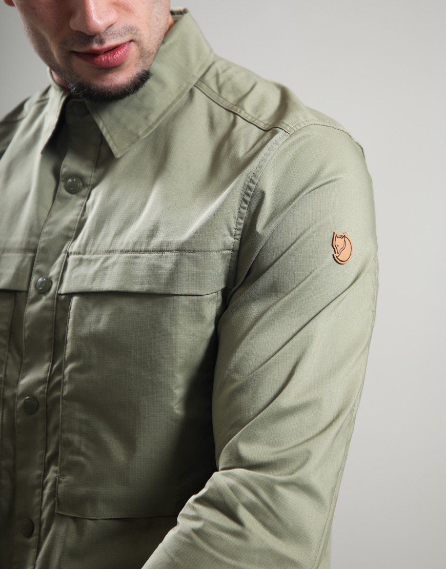Fjällräven Abisko Long Sleeve Abisko Trail Shirt Green