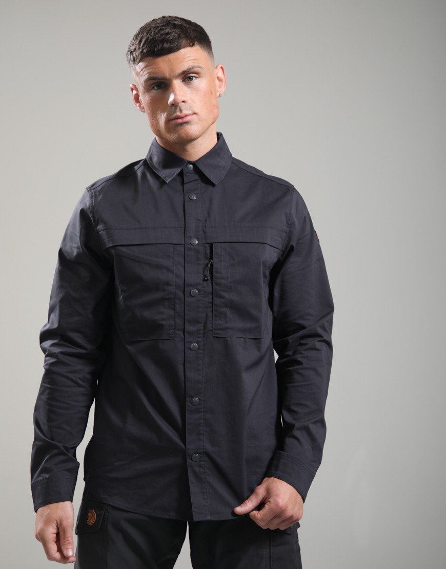 Fjällräven Abisko Trail Shirt Dark Grey