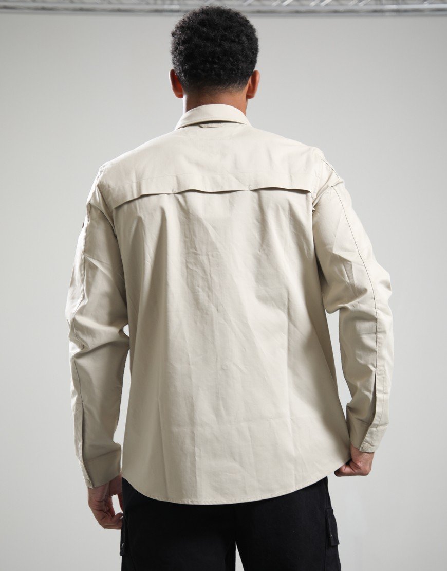 Fjällräven Abisko Trail Long Sleeve Shirt Fossil