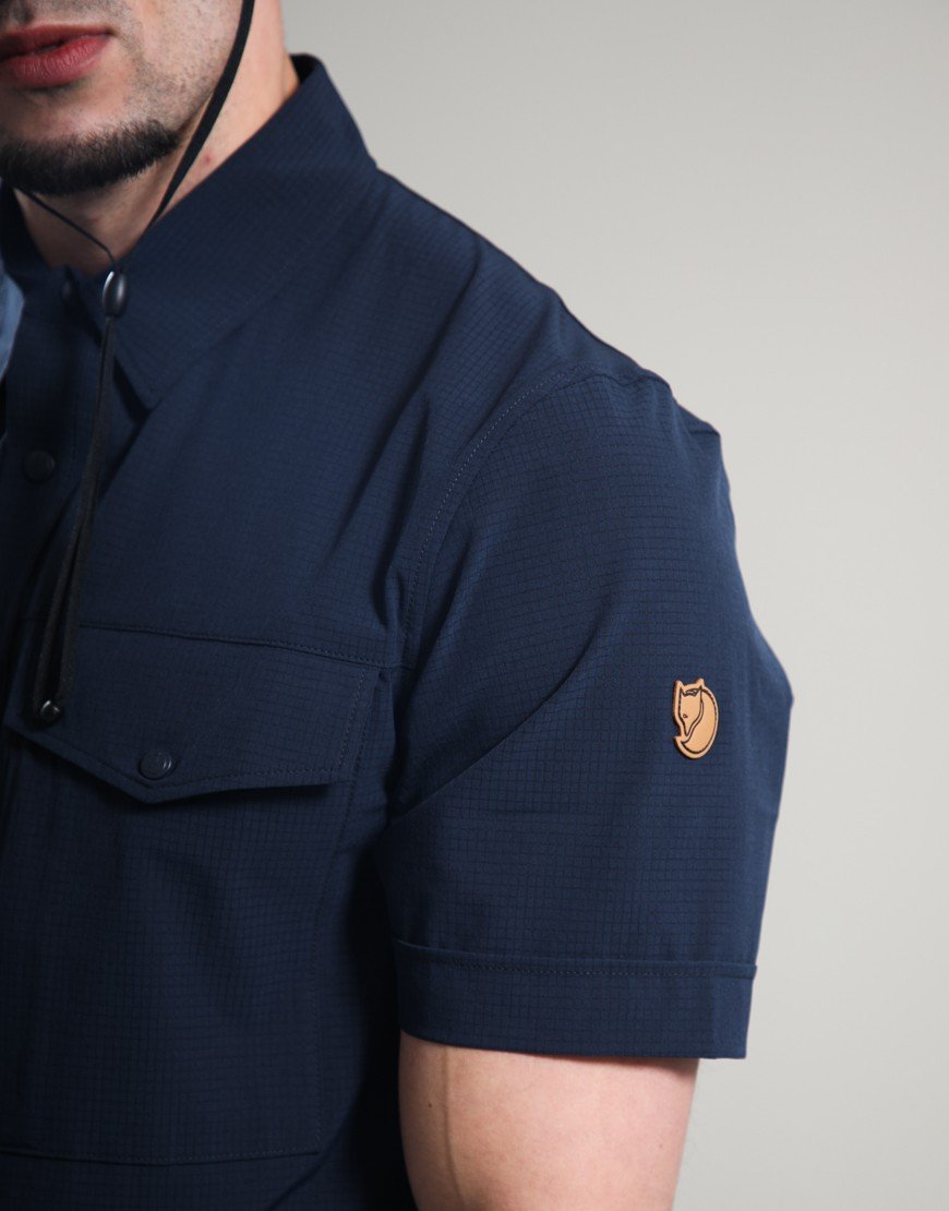 Fjällräven Abisko Trek Shirt Dark Navy
