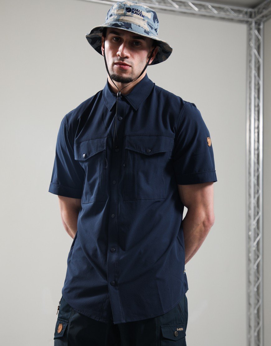 Fjällräven Abisko Trek Shirt Dark Navy