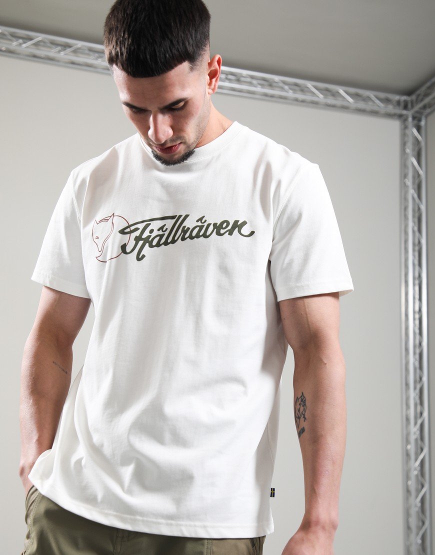Fjällräven Archive Logo T-Shirt Eggshell