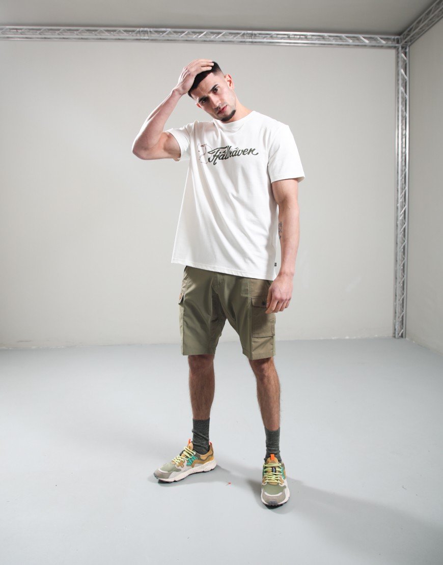 Fjällräven Archive Logo T-Shirt Eggshell