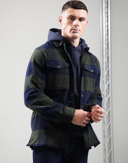 Fjällräven Canada Shirt Deep Forest/Dark Navy