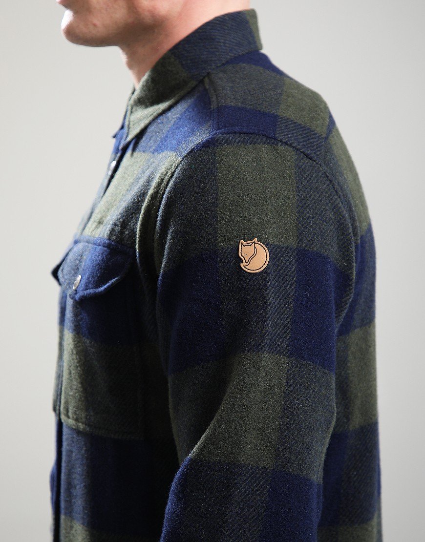Fjällräven Canada Shirt Deep Forest/Dark Navy