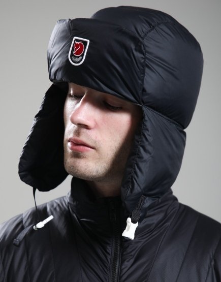 FJÄLLRÄVEN Expedition Down Heater Hat Black