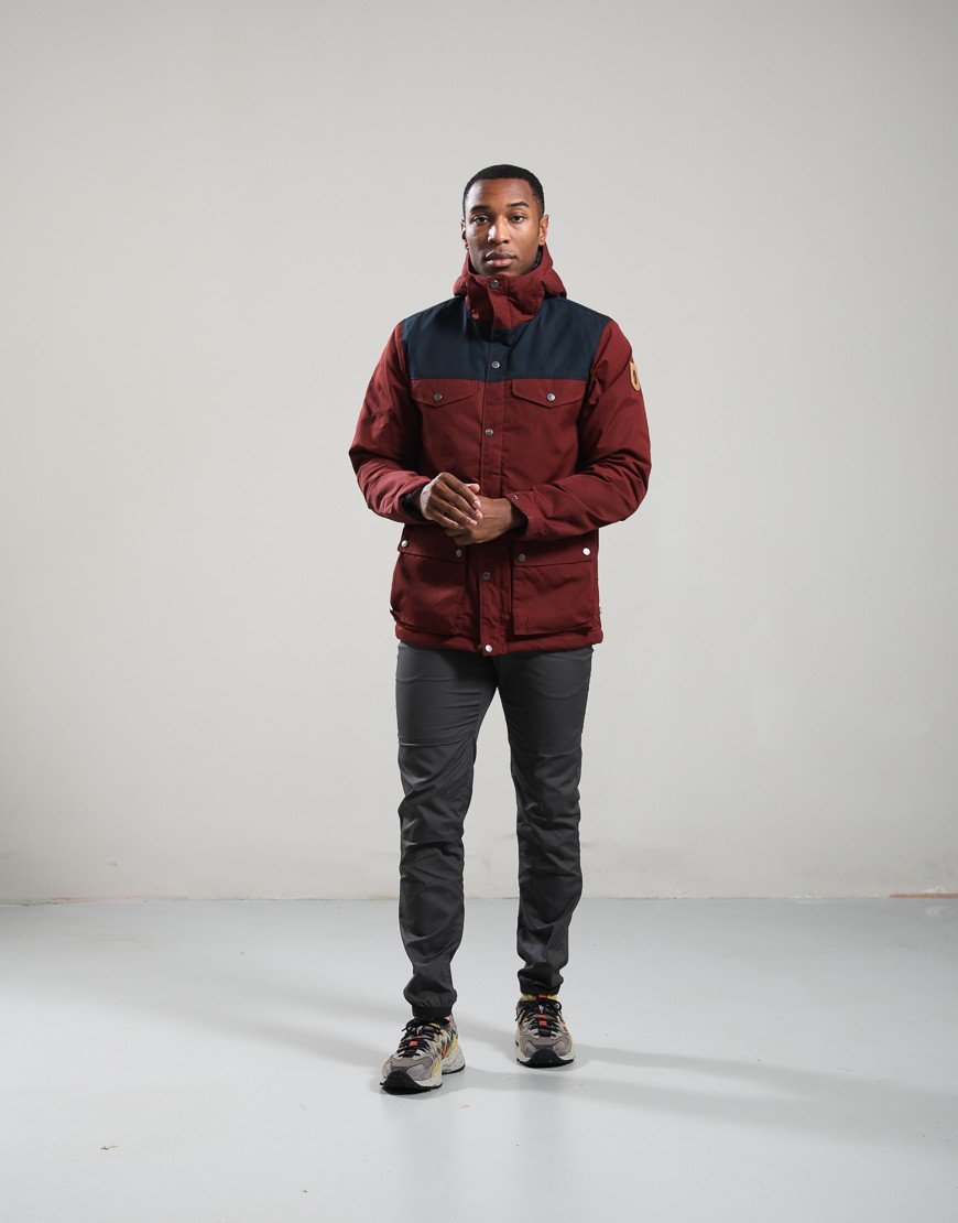 Fjällräven Greenland Winter Jacket Maroon/Dark Navy