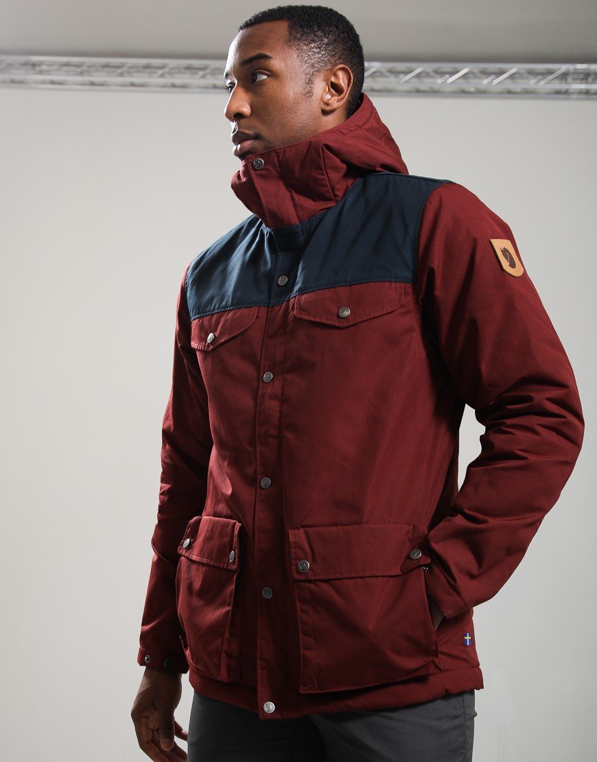 Fjällräven Greenland Winter Jacket Maroon/Dark Navy