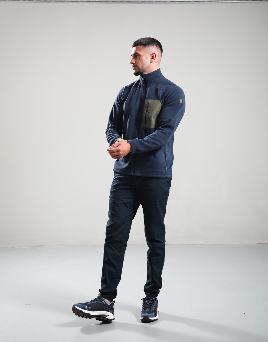 Fjällräven Kaipak Fleece Dark Navy-Laurel Green