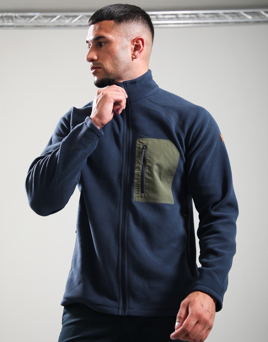 Fjällräven Kaipak Fleece Dark Navy-Laurel Green