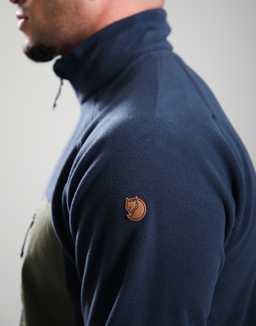 Fjällräven Kaipak Fleece Dark Navy-Laurel Green