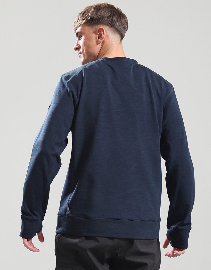 Fjällräven Keb Fleece Crew Neck Sweat Dark Navy