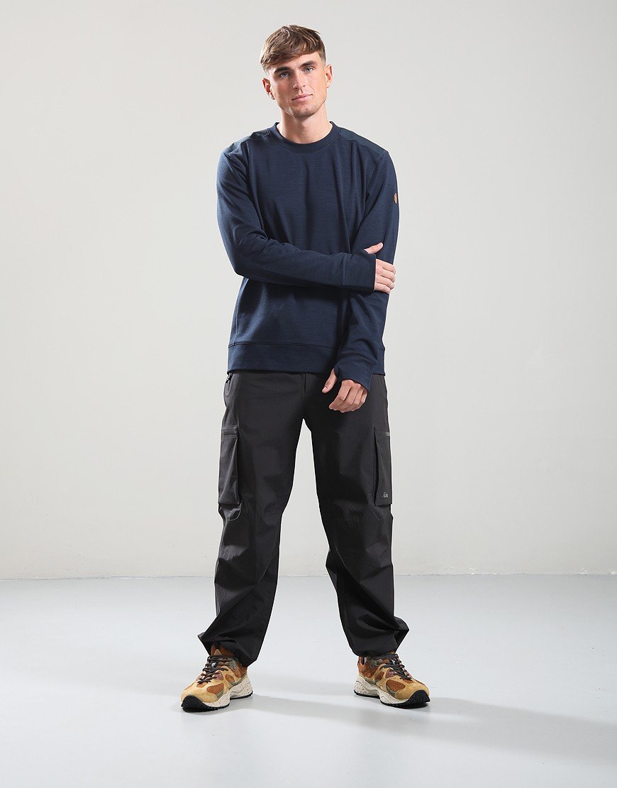 Fjällräven Keb Fleece Crew Neck Sweat Dark Navy