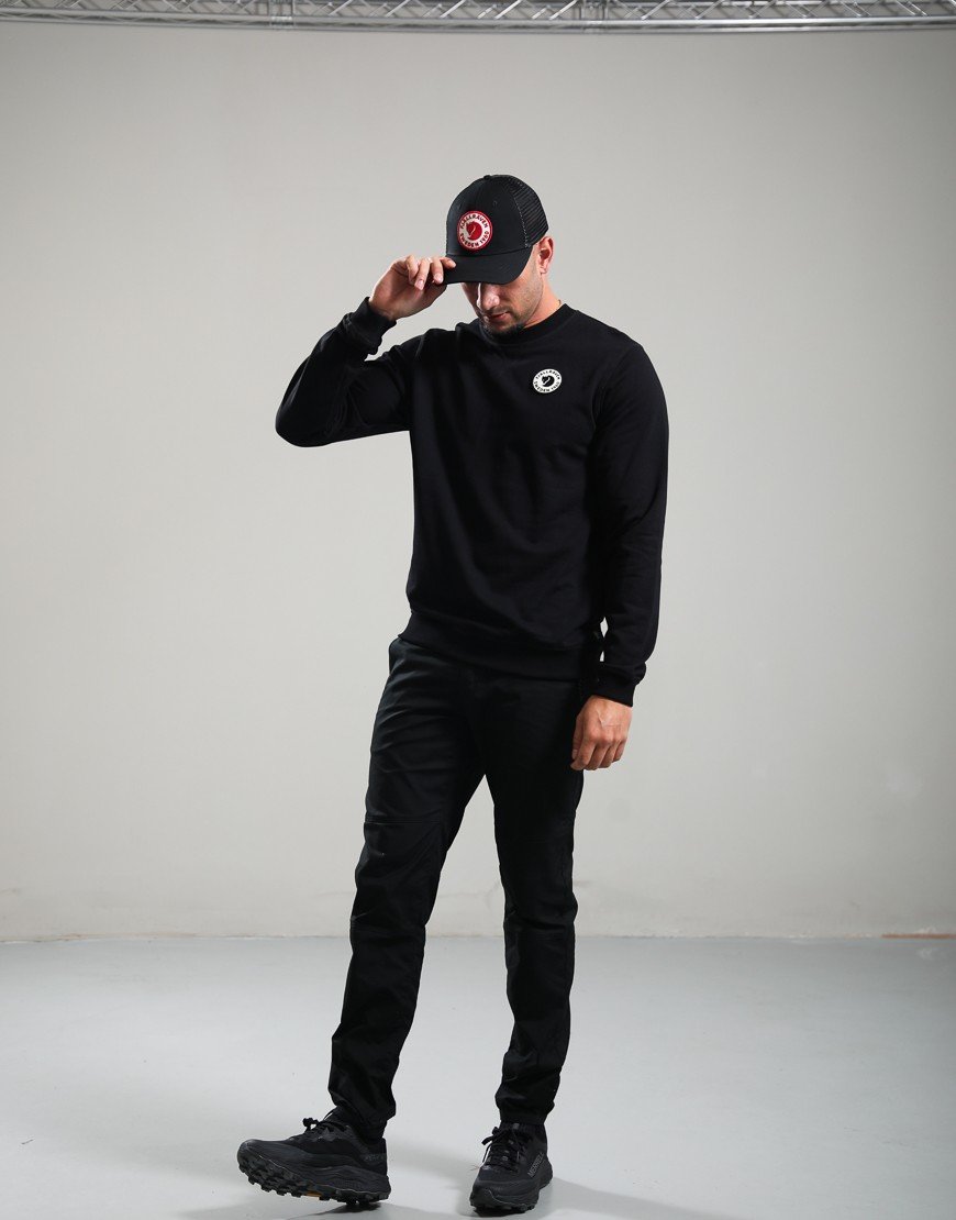 Fjällräven 1960 Logo Långtradarkeps Cap Black