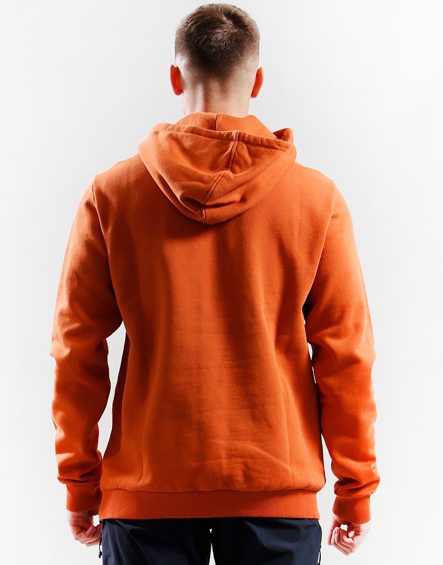 Fjällräven Logo Hoodie  Terracotta Brown