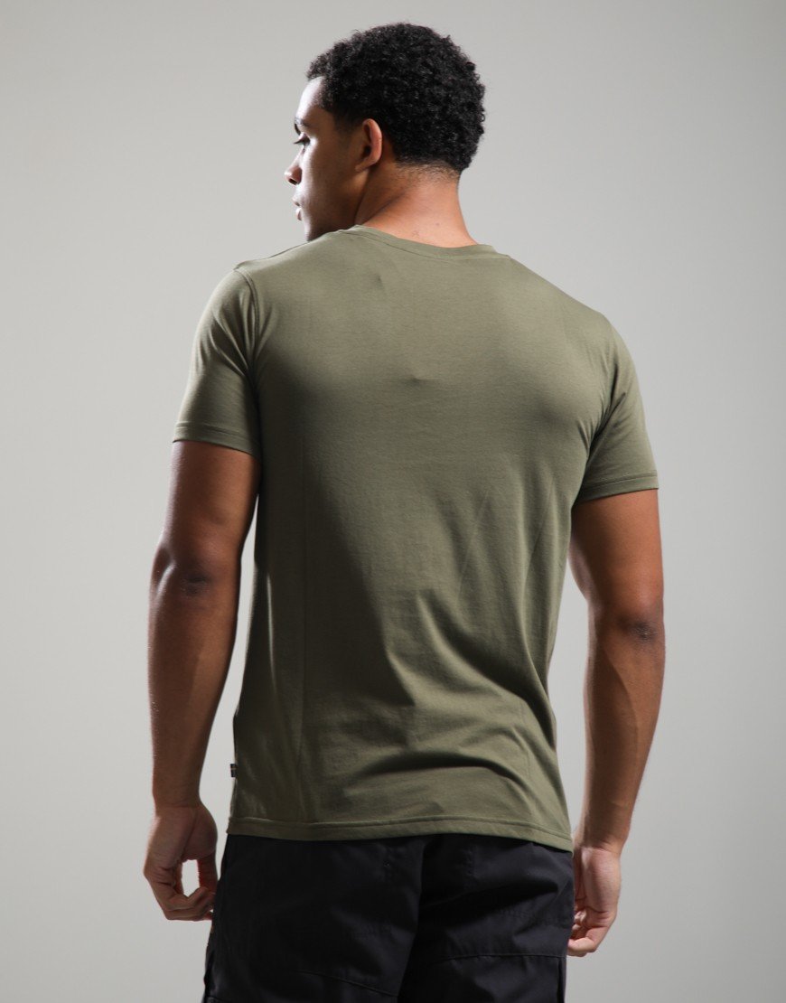 Fjällräven Logo T-Shirt Laurel Green