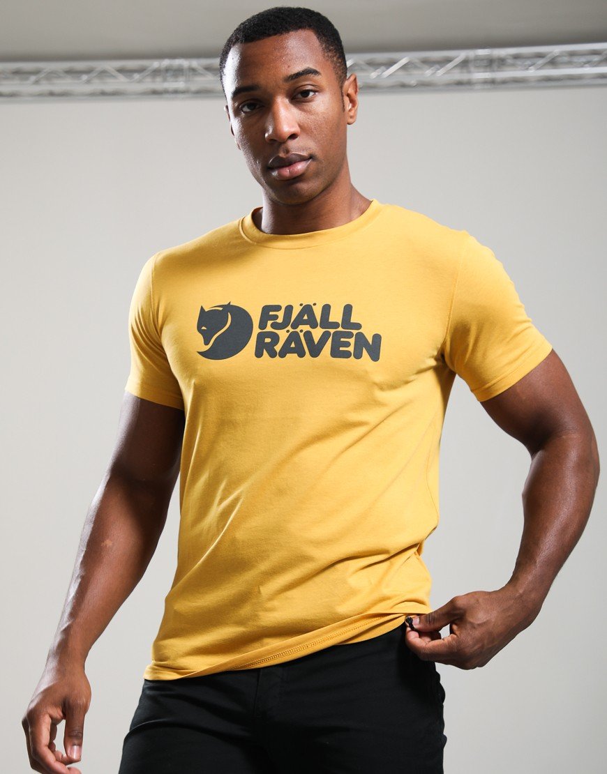 Fjällräven Logo T-Shirt Ochre