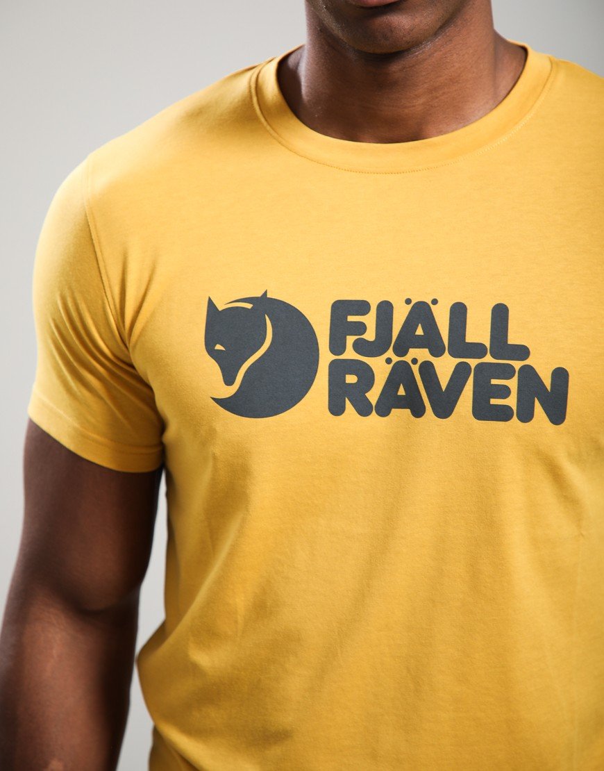 Fjällräven Logo T-Shirt Ochre