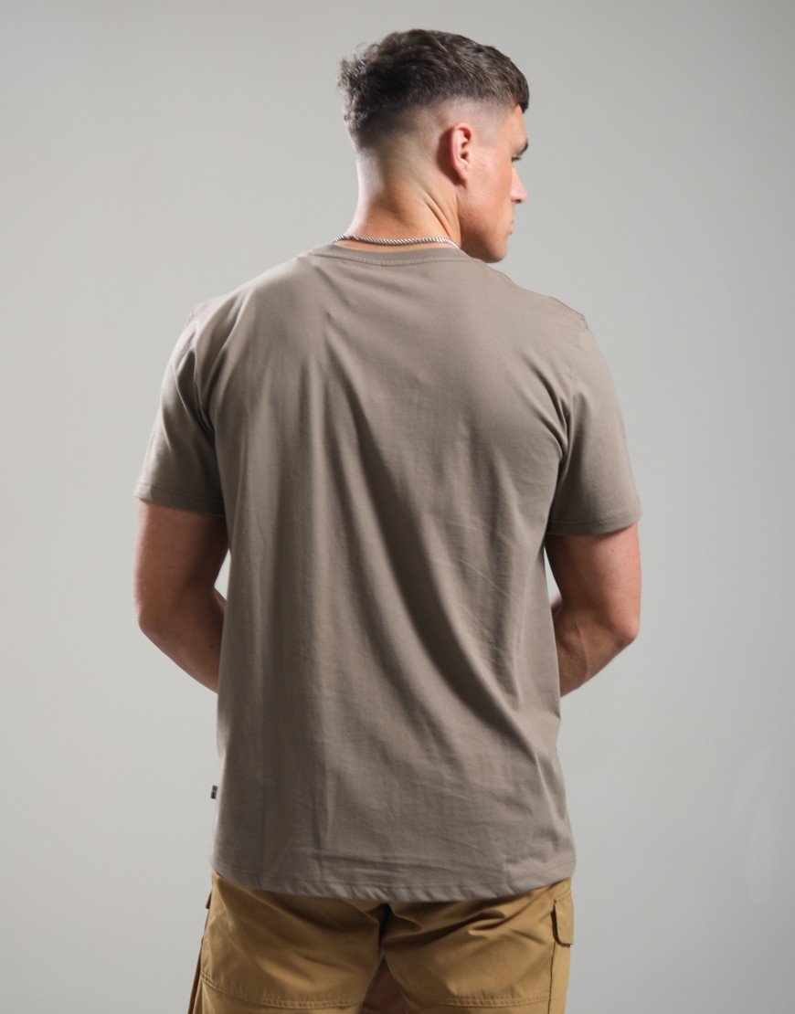 Fjällräven Multicolour Logo T-Shirt Suede Brown
