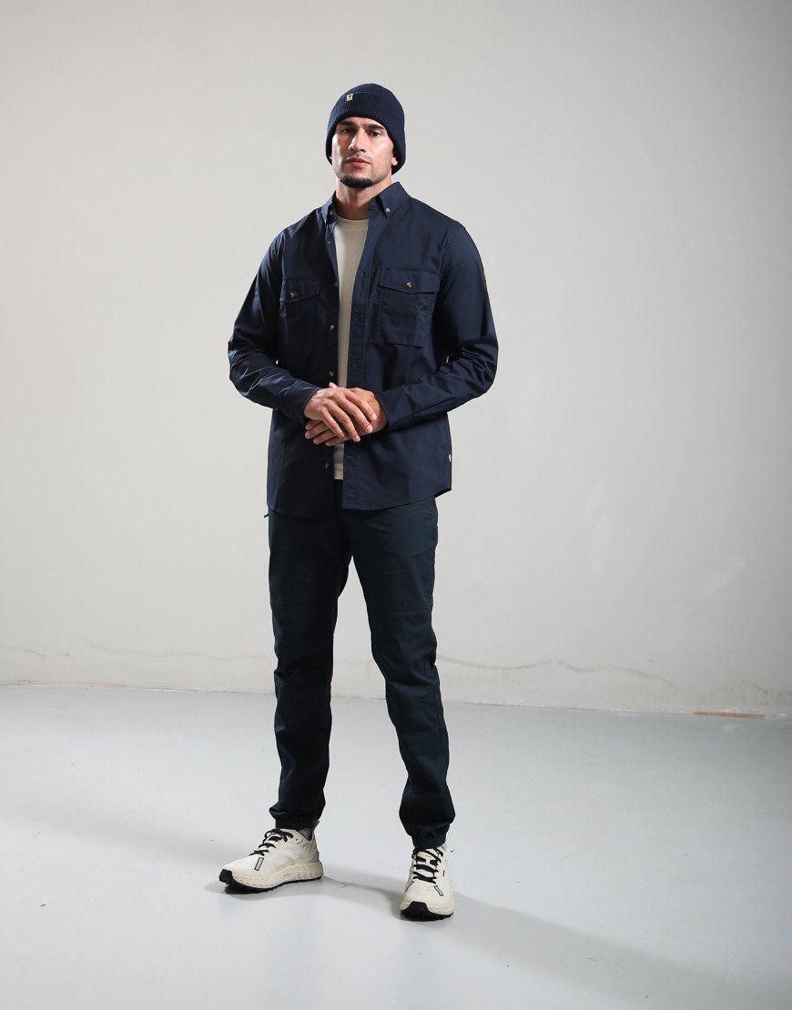 Fjällräven Övik G-1000 Long Sleeve Shirt Dark Navy