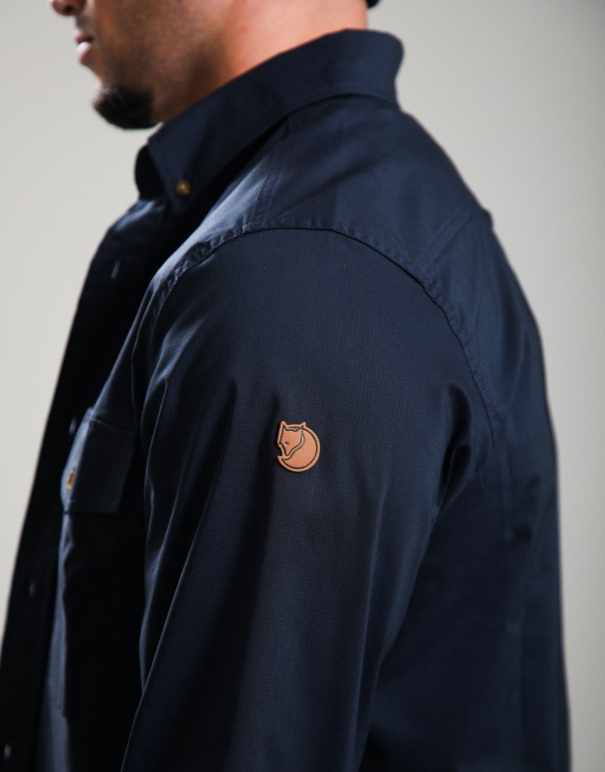 Fjällräven Övik G-1000 Long Sleeve Shirt Dark Navy