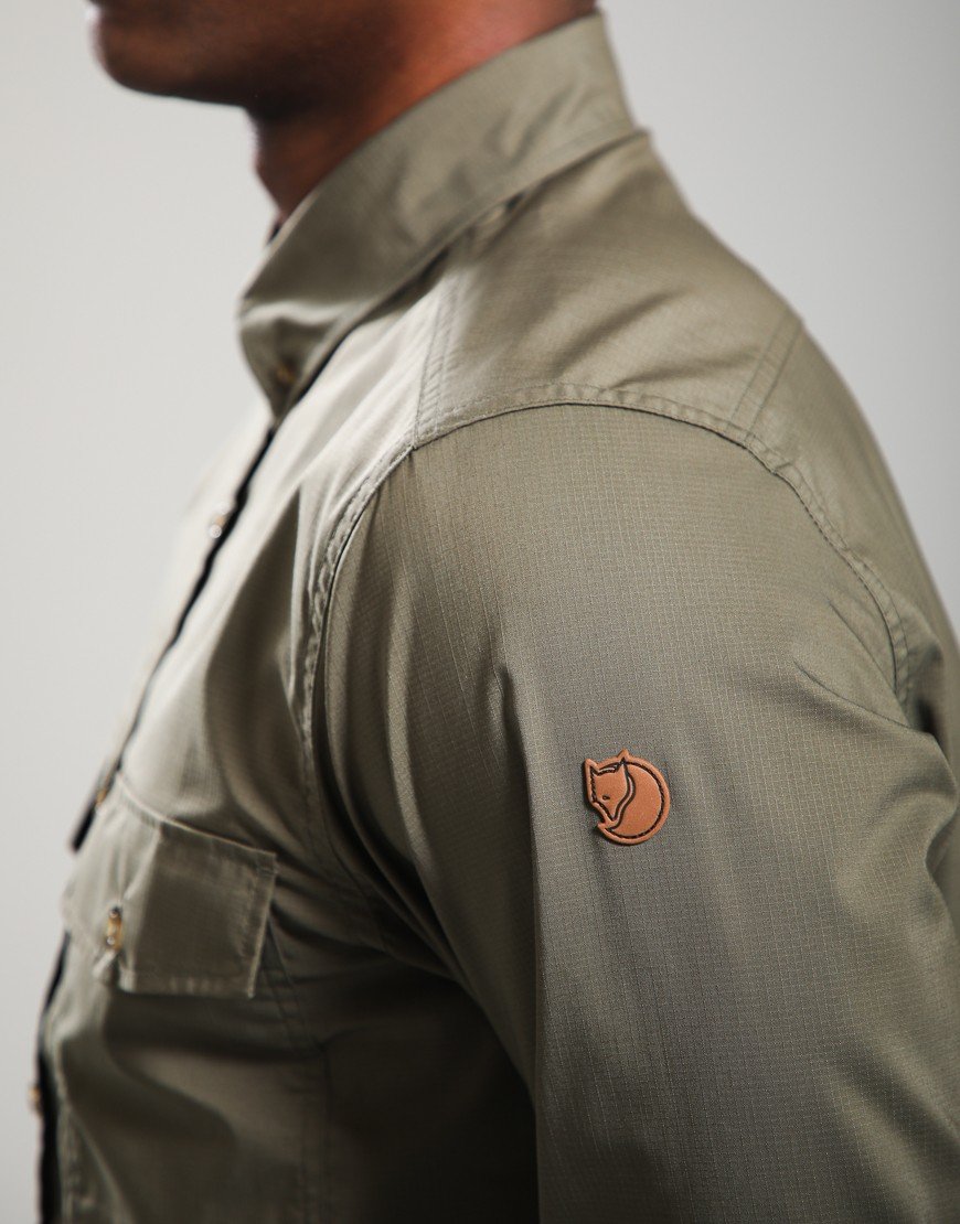 Fjällräven Övik G-1000 Long Sleeve Shirt Laurel Green