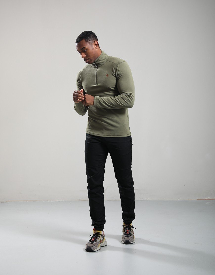 Fjällräven Pine Half Zip Top Laurel Green