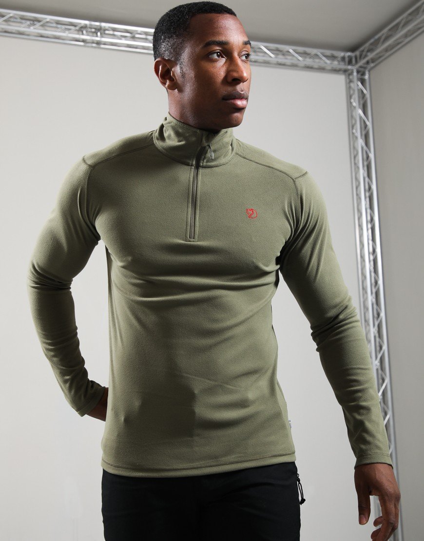 Fjällräven Pine Half Zip Top Laurel Green