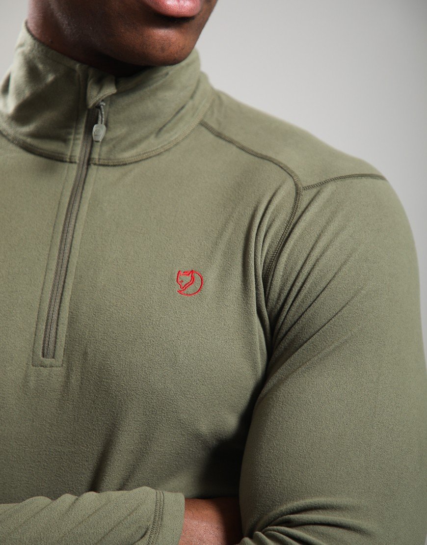 Fjällräven Pine Half Zip Top Laurel Green