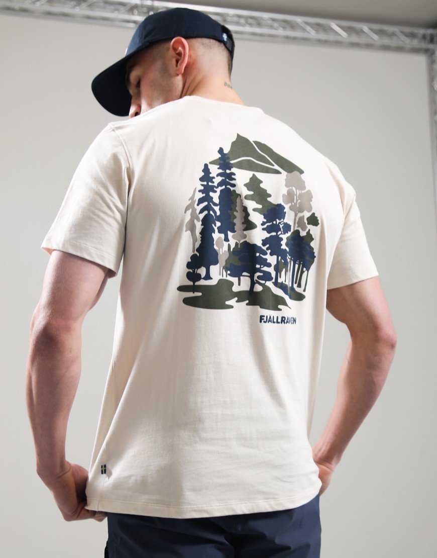 Fjällräven Swedish Forest T-Shirt Chalk White