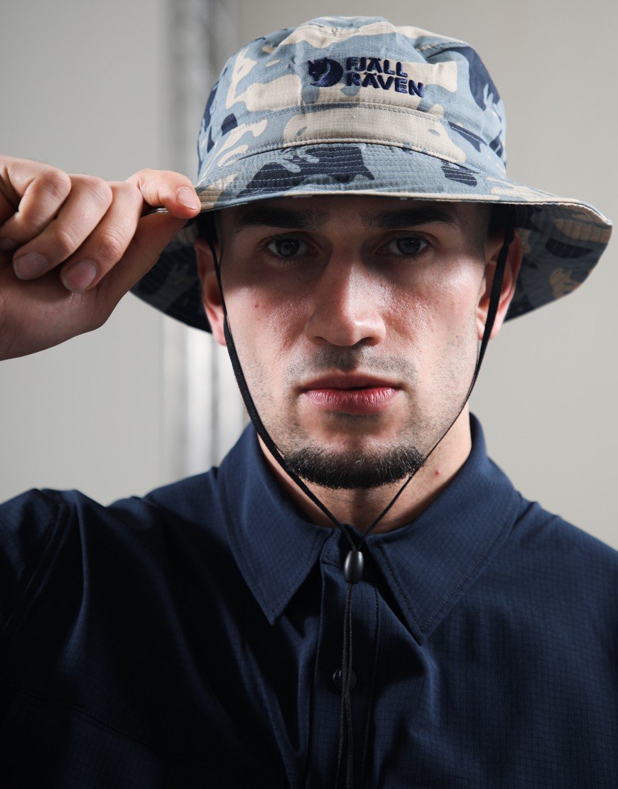 Fjällräven Vardag Bucket Hat Nimbus Blue-Fossil
