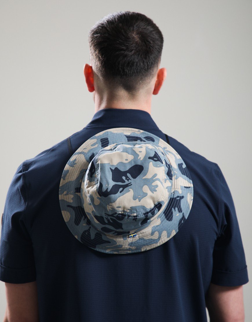 Fjällräven Vardag Bucket Hat Nimbus Blue-Fossil