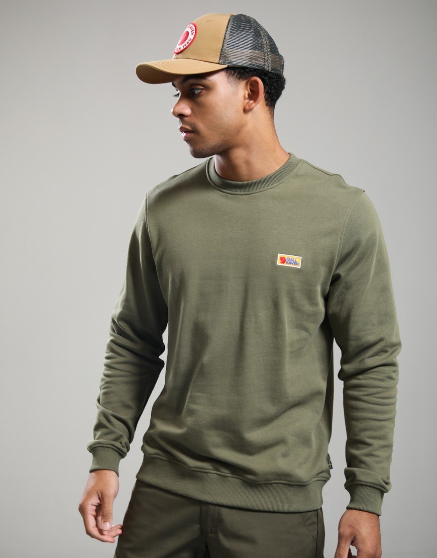 Fjällräven Vardag Crew Sweat Green