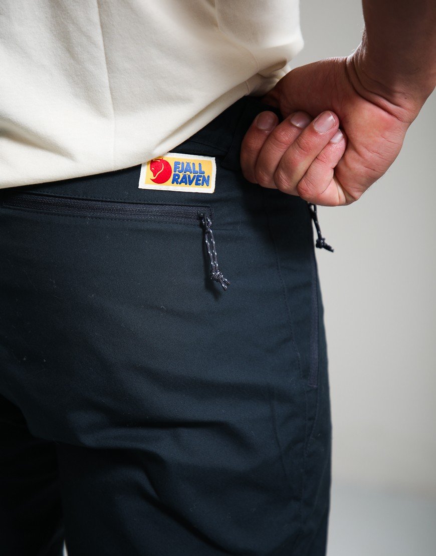 FJÄLLRÄVEN Vardag Trousers Dark Navy