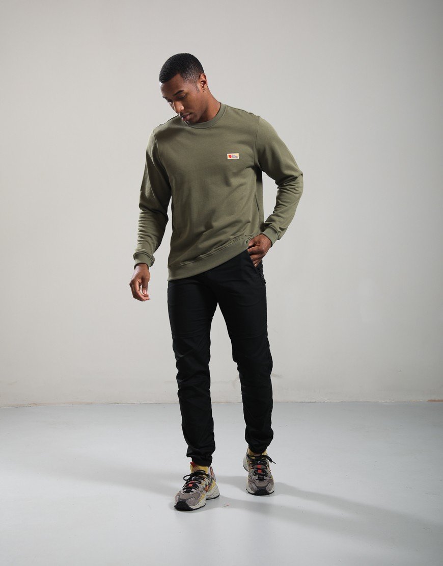 Fjällräven Vardag Crew Sweat Green