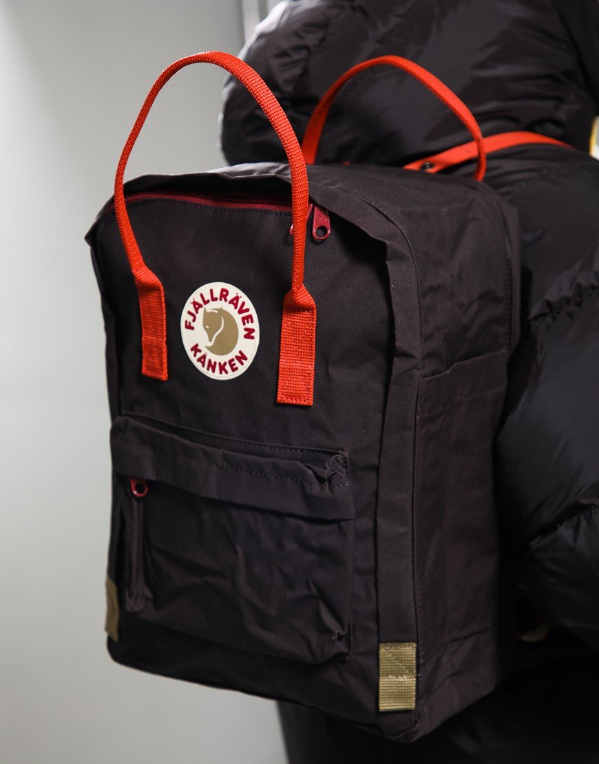 Fjällräven Kånken Koncept Laptop 15  Black Oak/Rowan Red