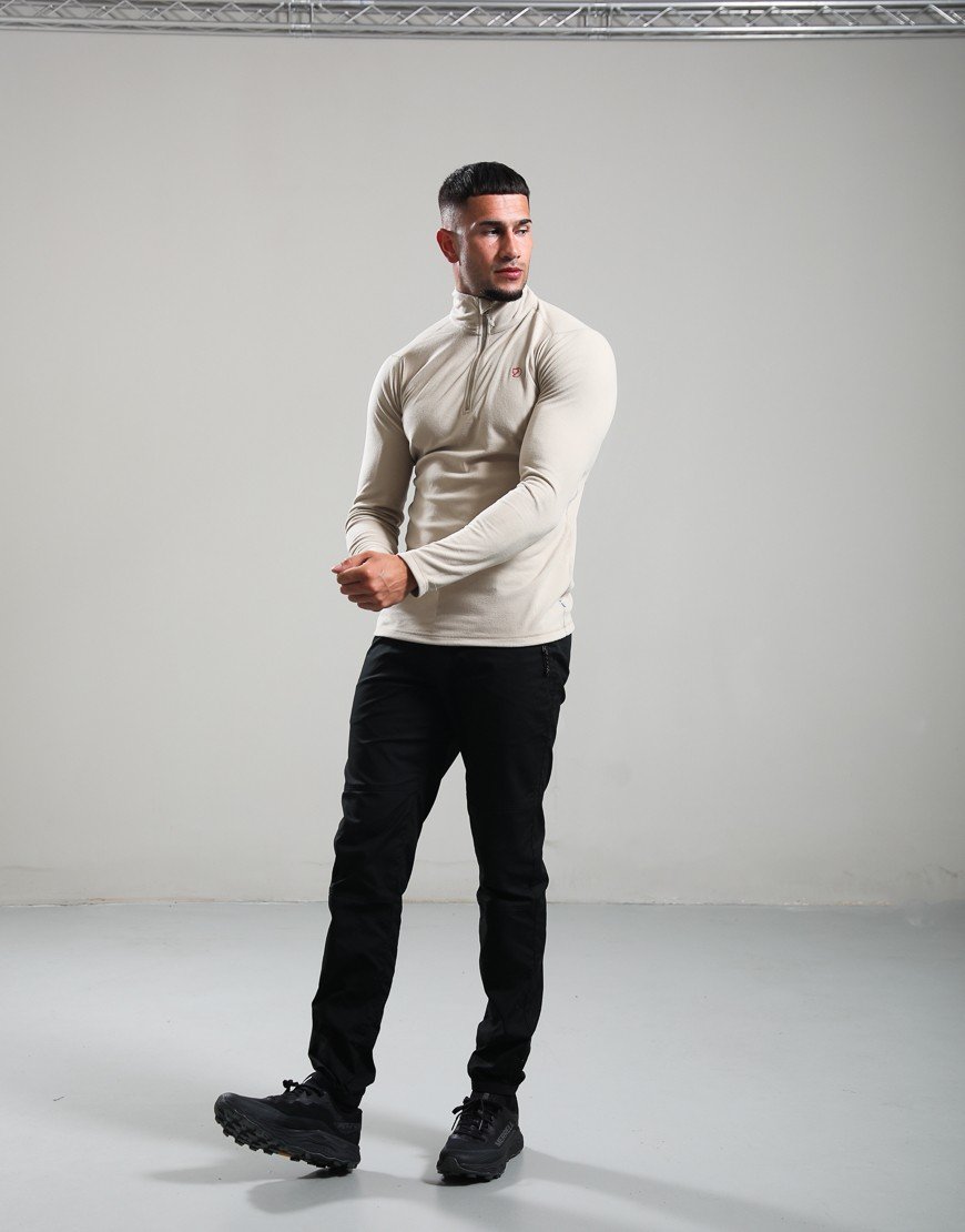 Fjällräven Pine Half Zip Fleece Fossil