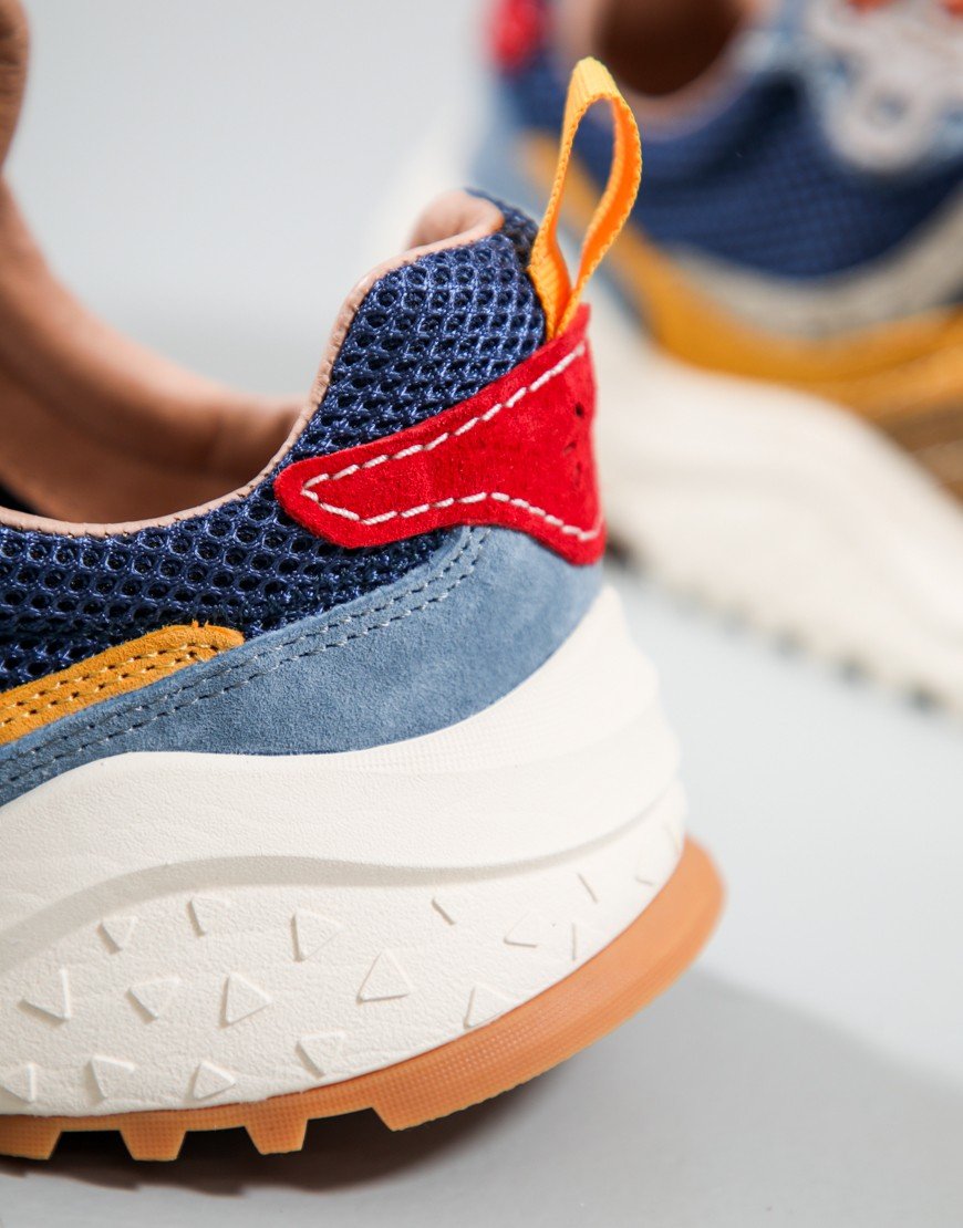 Flower Mountain Wave Man Trainers Beige/Navy/Ochre