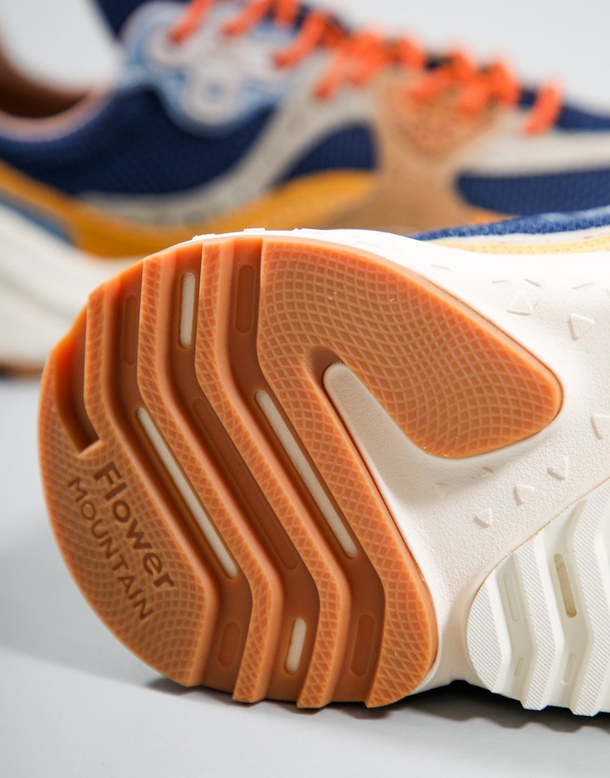 Flower Mountain Wave Man Trainers Beige/Navy/Ochre