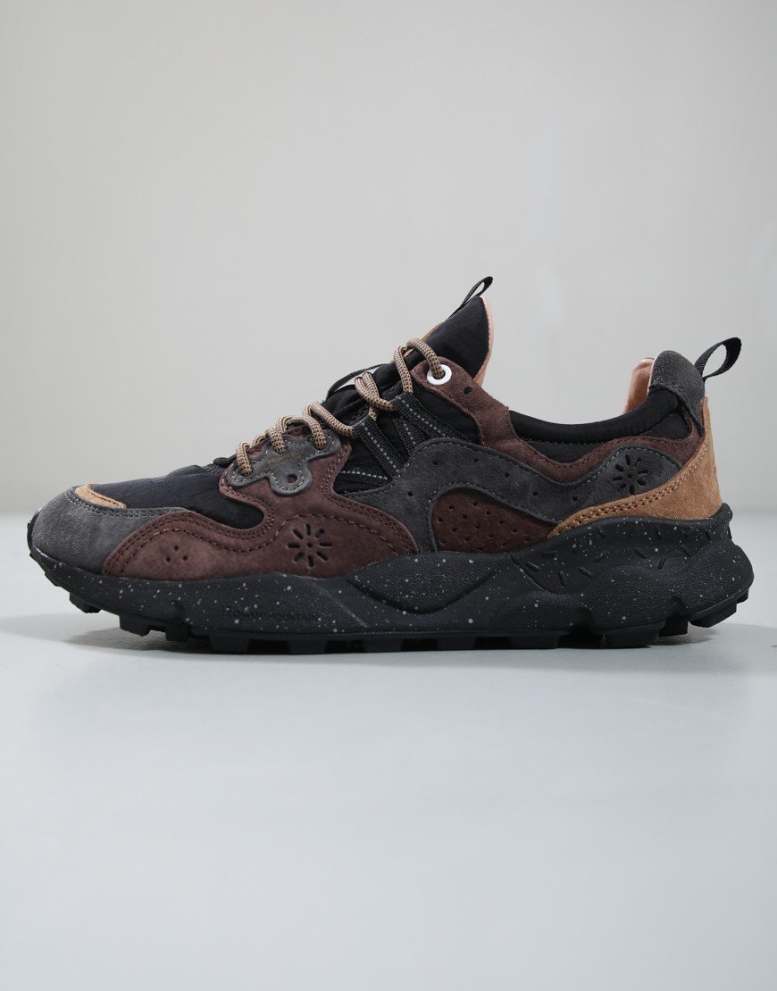 Flower Mountain Yamano 3 Trainers Dark Grey/Black/Dark Brown