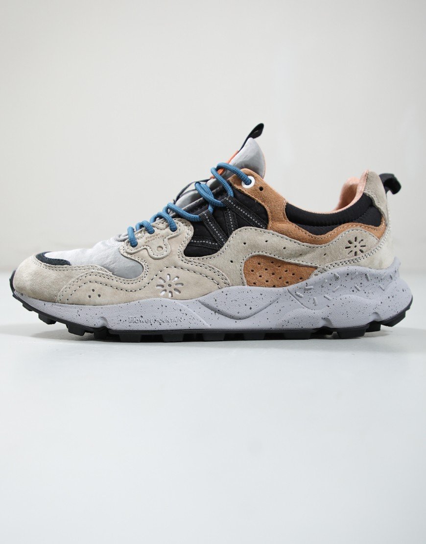 Flower Mountain Yamano 3 Trainers Dark Beige/Grey/Black