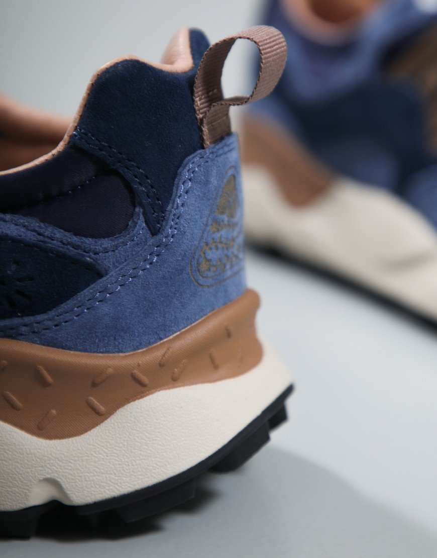 Flower Mountain Yamano 3 Trainers Navy/Blue/Brown