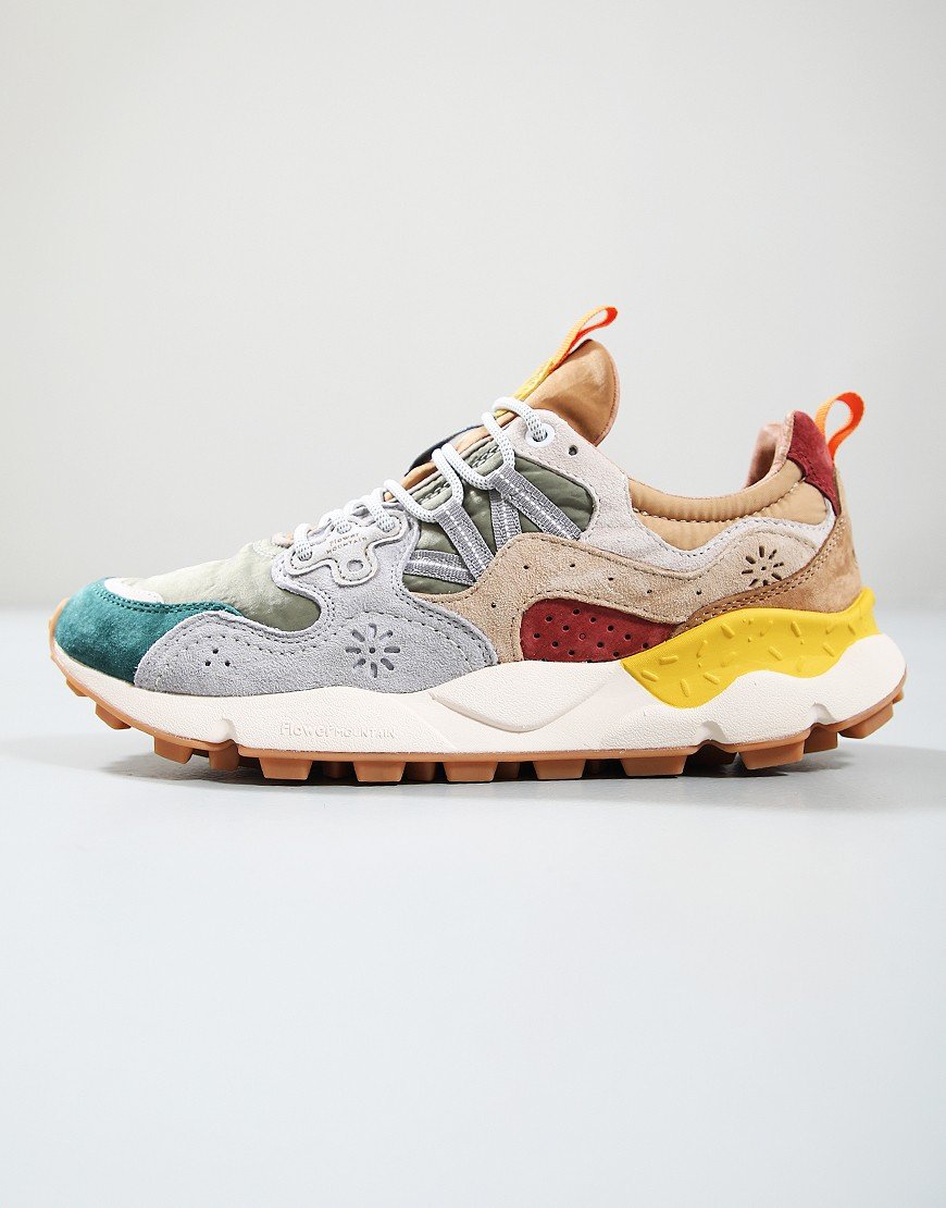 Flower Mountain Yamano 3 Trainers Dark Petrol/Light Grey